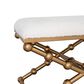 Linon Home Decor Campaign Sphere Stool in Gold, , large