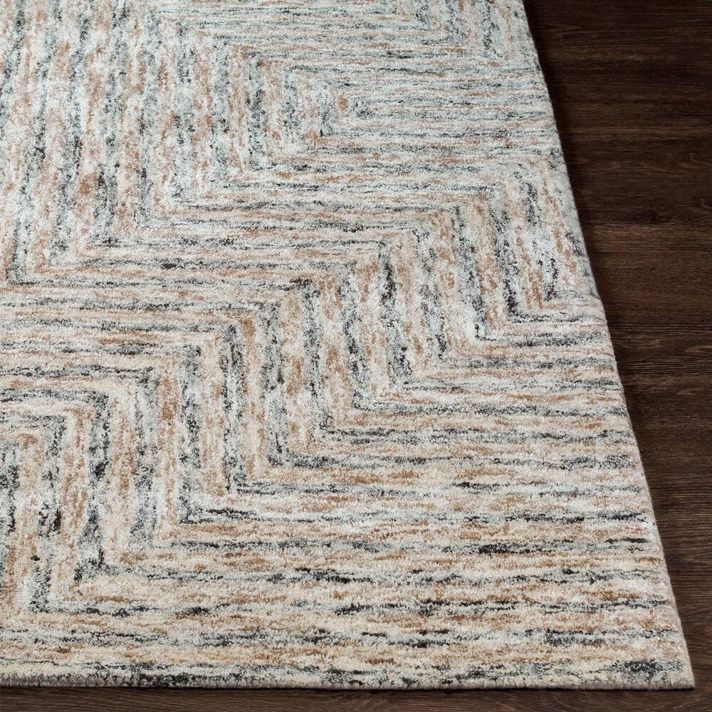 Surya Falcon Light Gray, Taupe and Dark Brown 8&#39; x 10&#39; Area Rug, , large