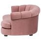 Jennifer Taylor Home Halle 35.5" Rolled-Arm Dog Bed with Channel-Tufted Back in Ash Rose Pink, , large