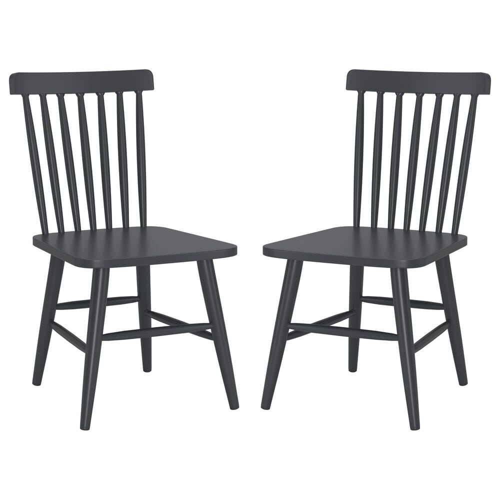 Zuo Modern Zeilen Side Chair in Black (Set of 2), , large