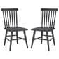Zuo Modern Zeilen Side Chair in Black (Set of 2), , large