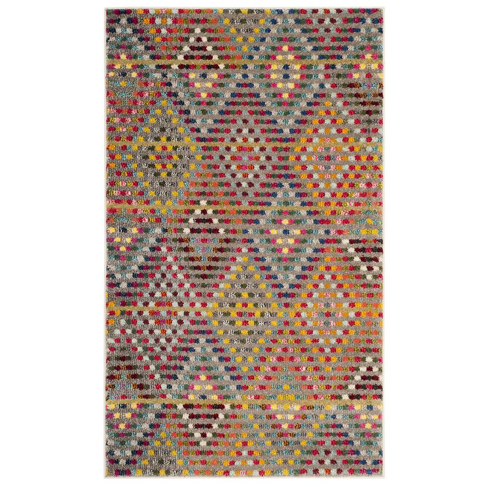 Safavieh Monaco MNC204F-4 4&#39; x 5&#39;7&quot; Multi/Beige Area Rug, , large
