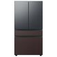 Samsung Bespoke Bespoke 4-Door French Door Refrigerator Top Panel in Matte Black Steel, , large