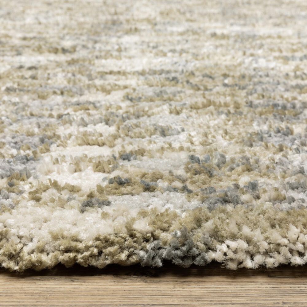 Oriental Weavers Aspen Gold and Grey 7'10" x 10'10" Area Rug, , large