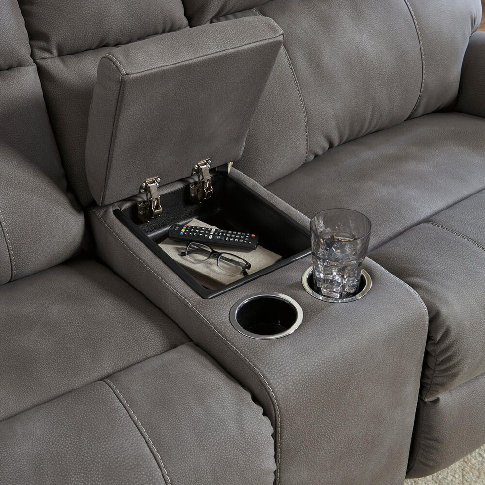 Ashley Next-Gen DuraPella 6-Piece Power Reclining Sectional in Slate, , large