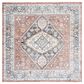 Safavieh Jasmine 5"3" Square Rust and Navy Area Rug, , large