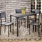 Titanic Furniture 5-Piece Dining Set in Weathered Gray, , large
