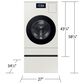 Samsung Bespoke 27" Laundry Combo Pedestal with Storage Drawer in Ivory, , large
