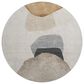 Dalyn Rug Company Odyssey OY17 Taupe 8" Round Area Rug, , large