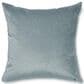 Ann Gish Fresco Velvet 20" x 20" Square Throw Pillow in Naples Blue, , large