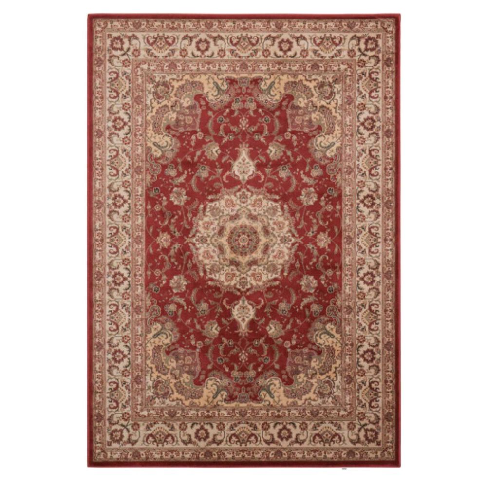 Nourison Ararat ARA02 7'10" x 10'6" Burgundy Area Rug, , large