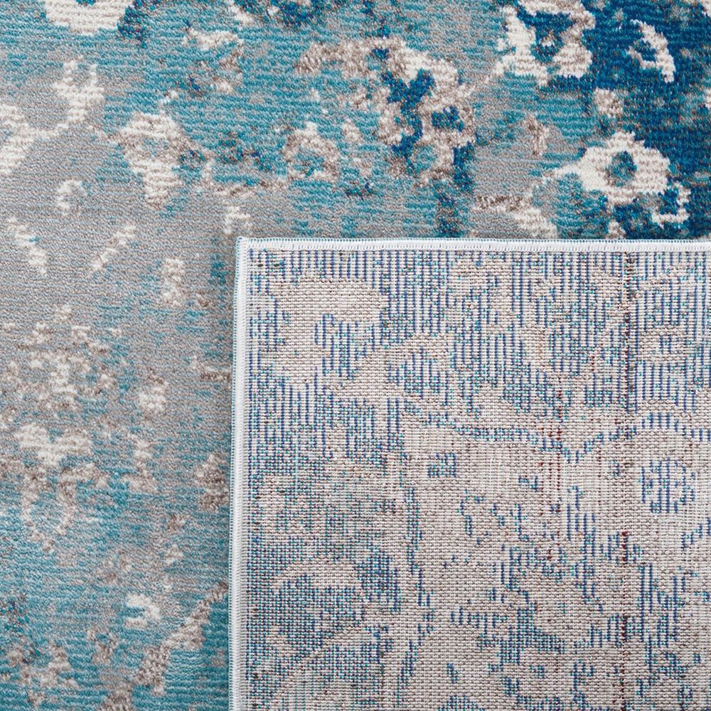 Safavieh Aria 2&#39; x 8&#39; Light Blue and Ivory Runner, , large