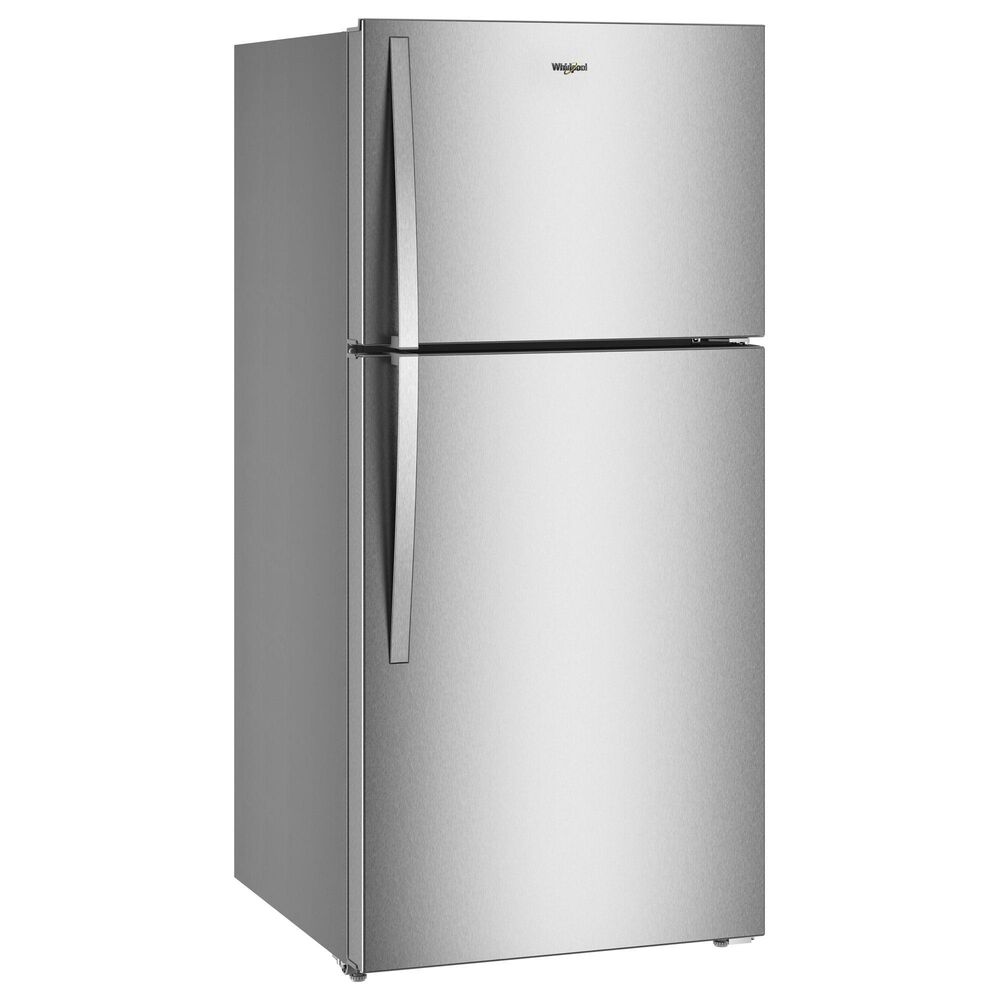 Whirlpool 19 Cu. Ft. Top Freezer Refrigerator with Garage Ready in Fingerprint-Resistant Stainless Steel, , large