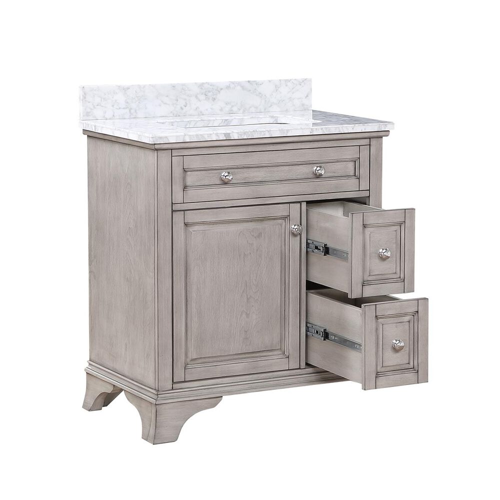 Aurafina Wainwright 30&quot; Vanity with Top and Sink in Old Harbor Gray, , large