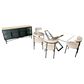 Urban Home Aere Dining Side Chair in Black, , large