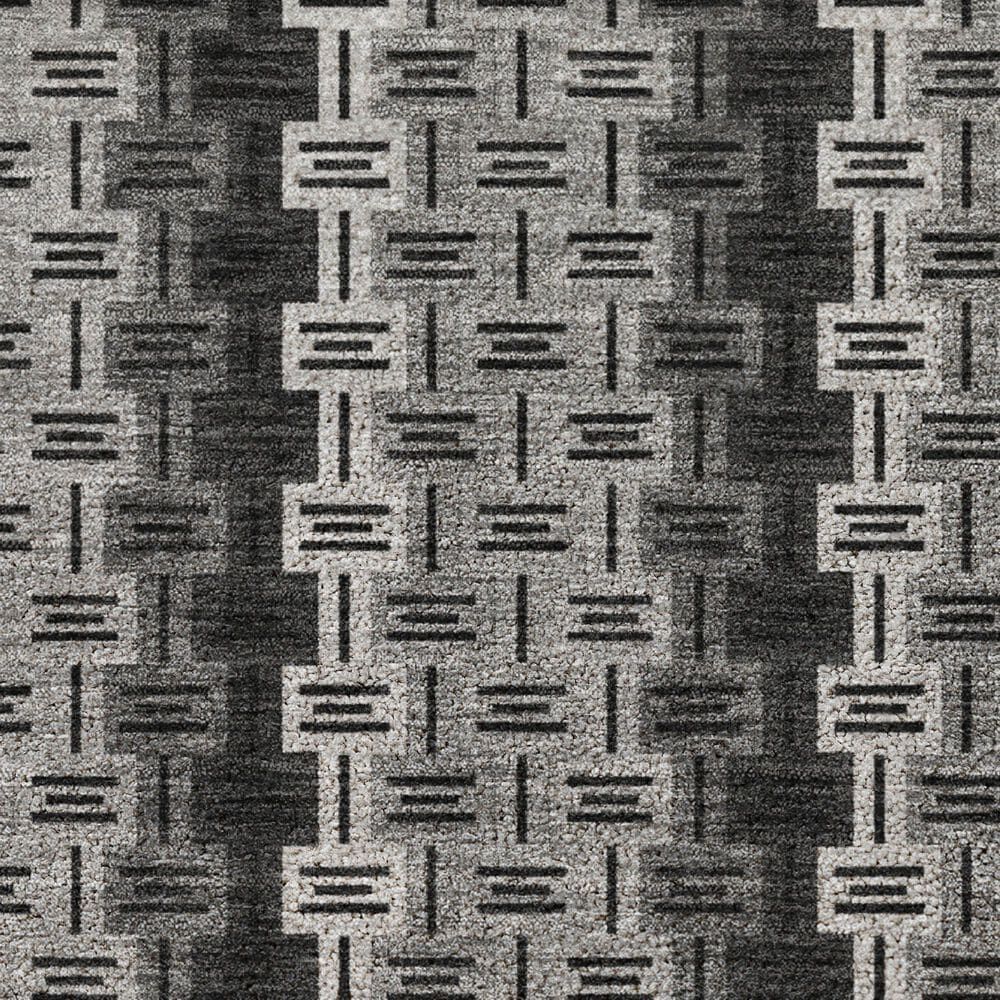 Dalyn Rug Company Kenner KN3 Black 8' Round Area Rug, , large