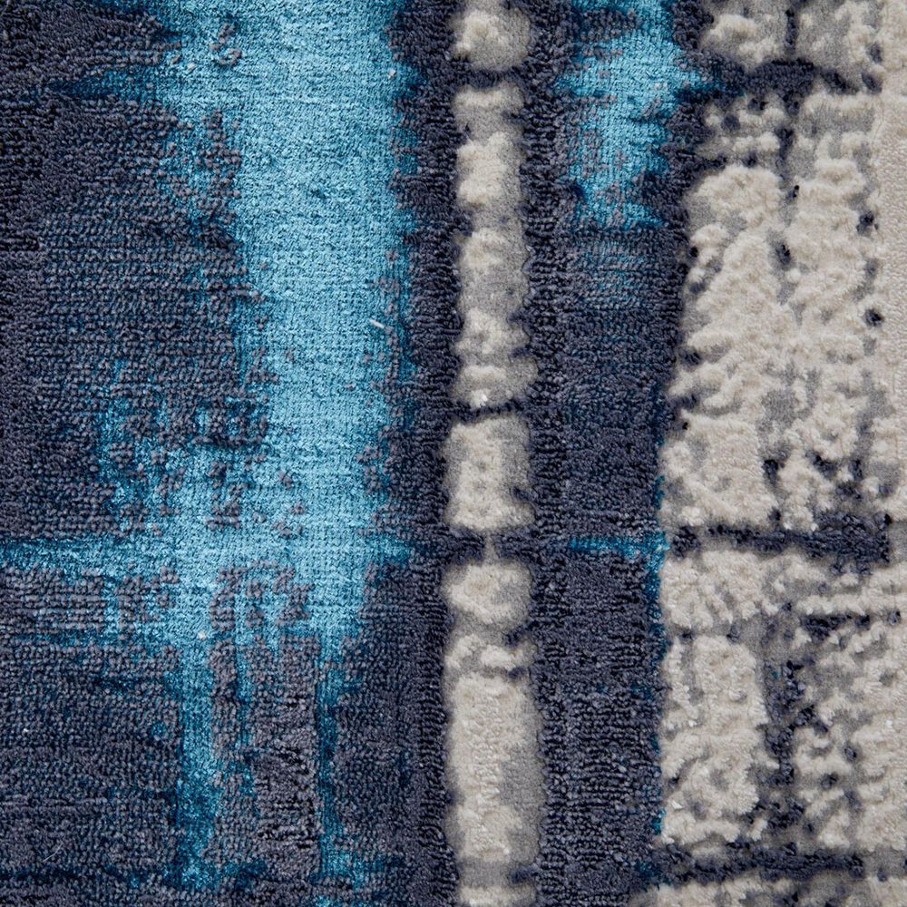 Feizy Indio 3&#39;11&quot; x 6&#39; Blue and Ivory Area Rug, , large