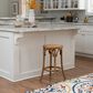 Linon Home Decor Rae Rattan Counter Stool in Weathered Grey, , large