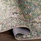 Surya Iris 7"6" x 9"6" Medium Green, Dark Blue, Charcoal, Light Olive, Sage, Light Beige and Cream Area Rug, , large
