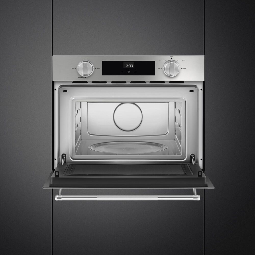 SMEG 1.77 Cu. Ft. Microwave Oven in Stainless Steel, , large