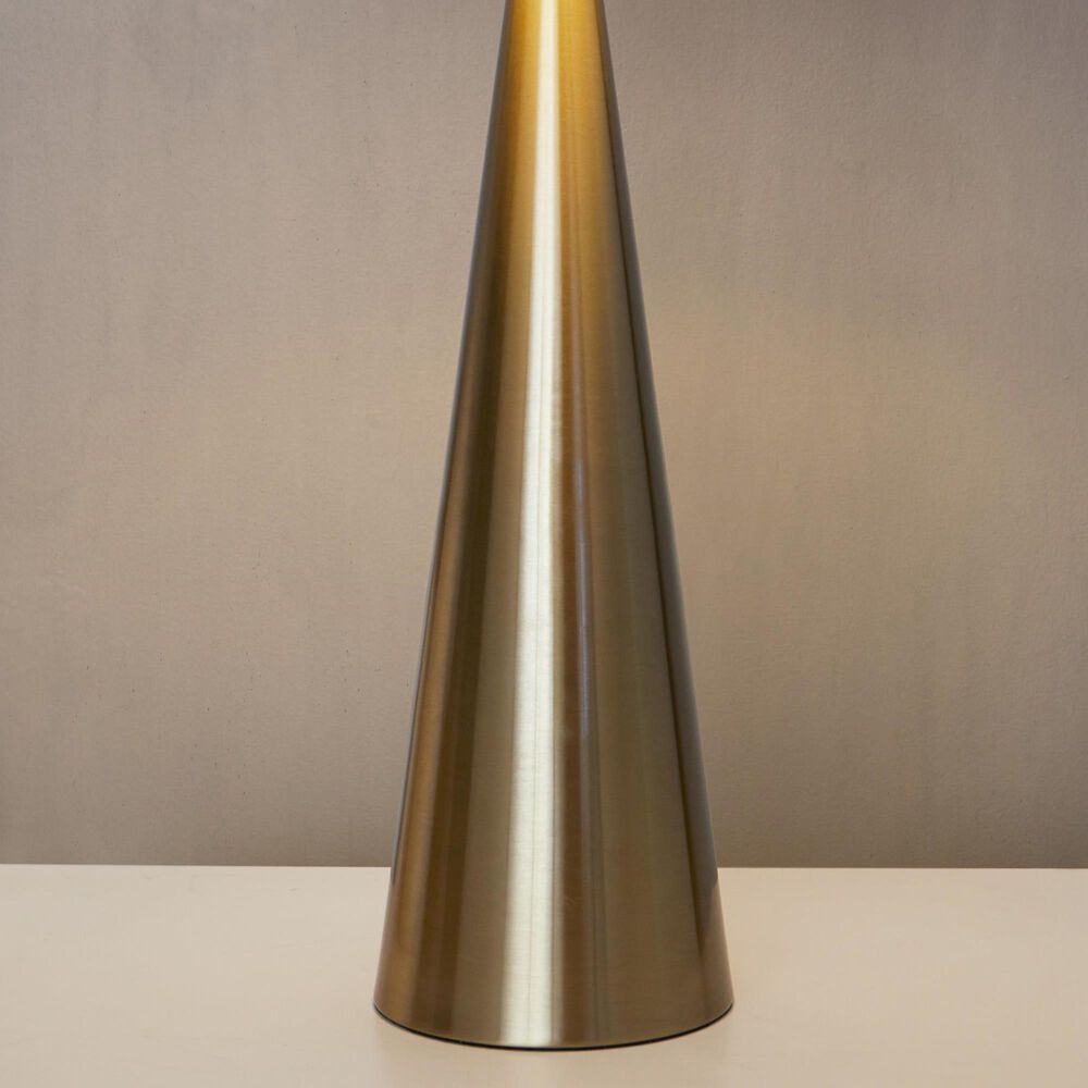 LumiSource Cone Metal Table Lamp in Gold (Set of 2), , large