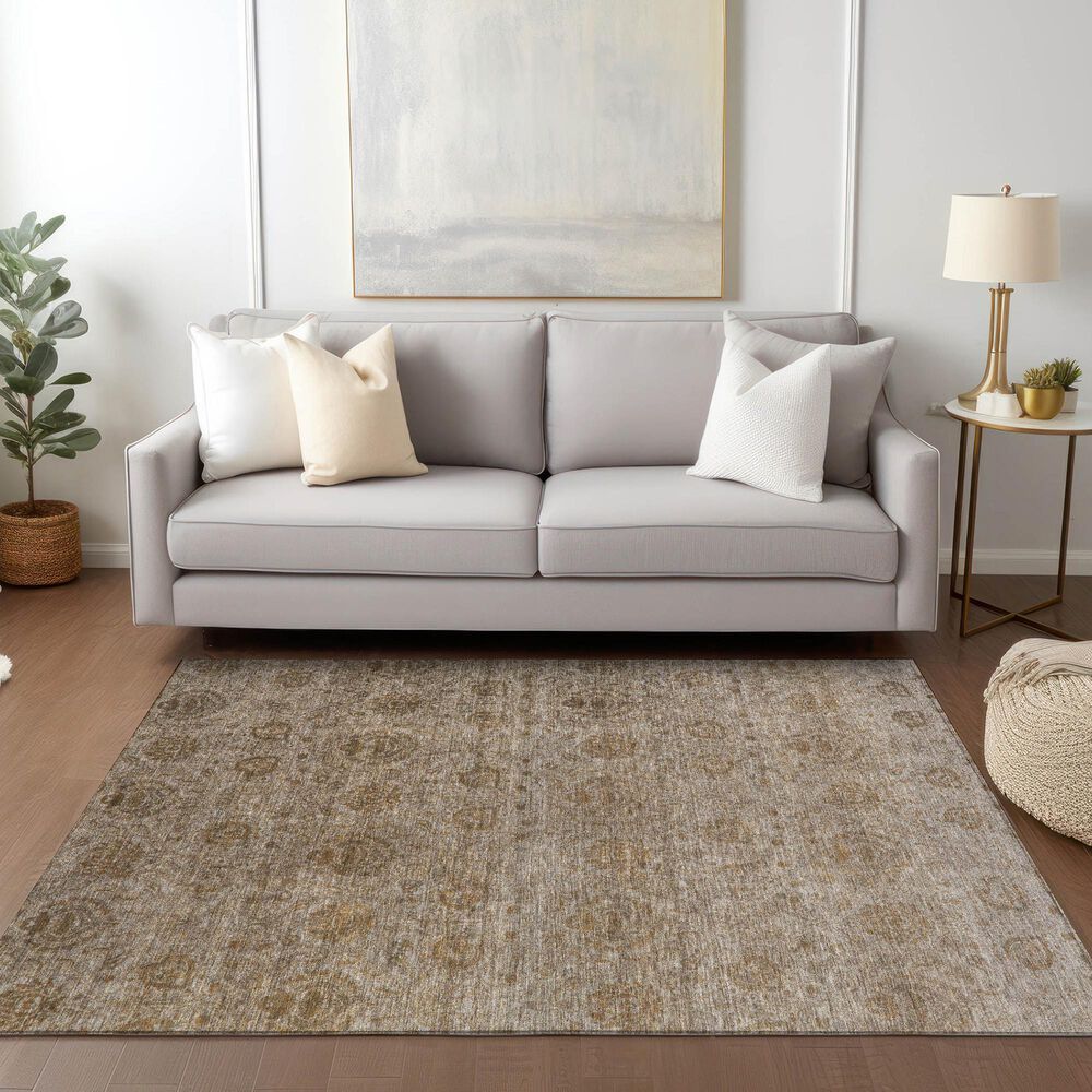 Dalyn Rug Company Burano BU8 3&#39; x 5&#39; Brown Indoor/Outdoor Area Rug, , large