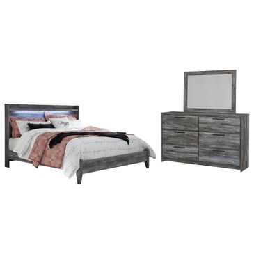 Signature Design by Ashley Baystorm 3 Piece King Bedroom Set in Gray, , large