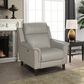 Barcalounger Kester Power Recliner and Headrest in Laurel Cream, , large