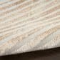 Nourison Brushstrokes 7"10" x 9"10" Beige and Silver Area Rug, , large