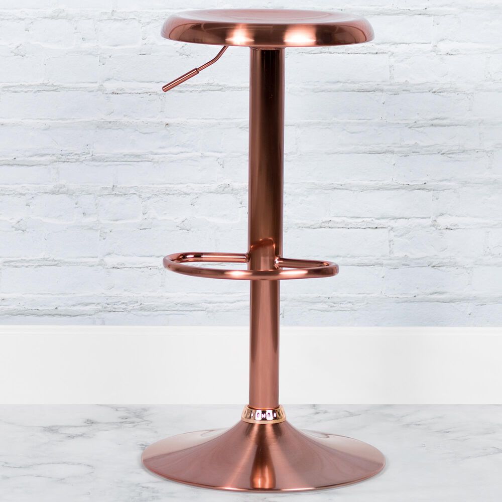 Flash Furniture Madrid Adjustable Barstool in Gold, , large