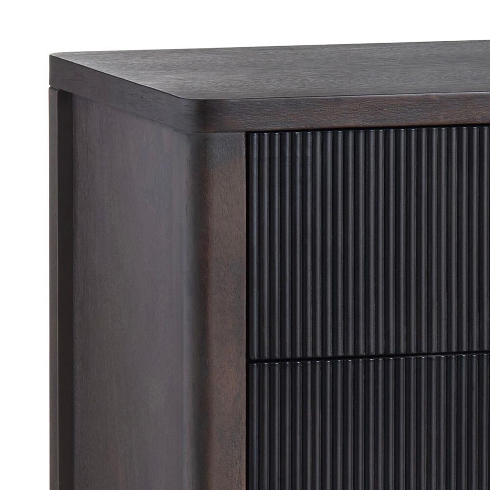 Crestview Collection Worthington 3-Drawer Chest in Dark Brown and Black, , large