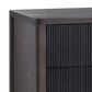 Crestview Collection Worthington 3-Drawer Chest in Dark Brown and Black, , large