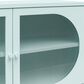 DHP Luna Wide 2-Door Accent Cabinet with Fluted Glass in Sky Blue, , large