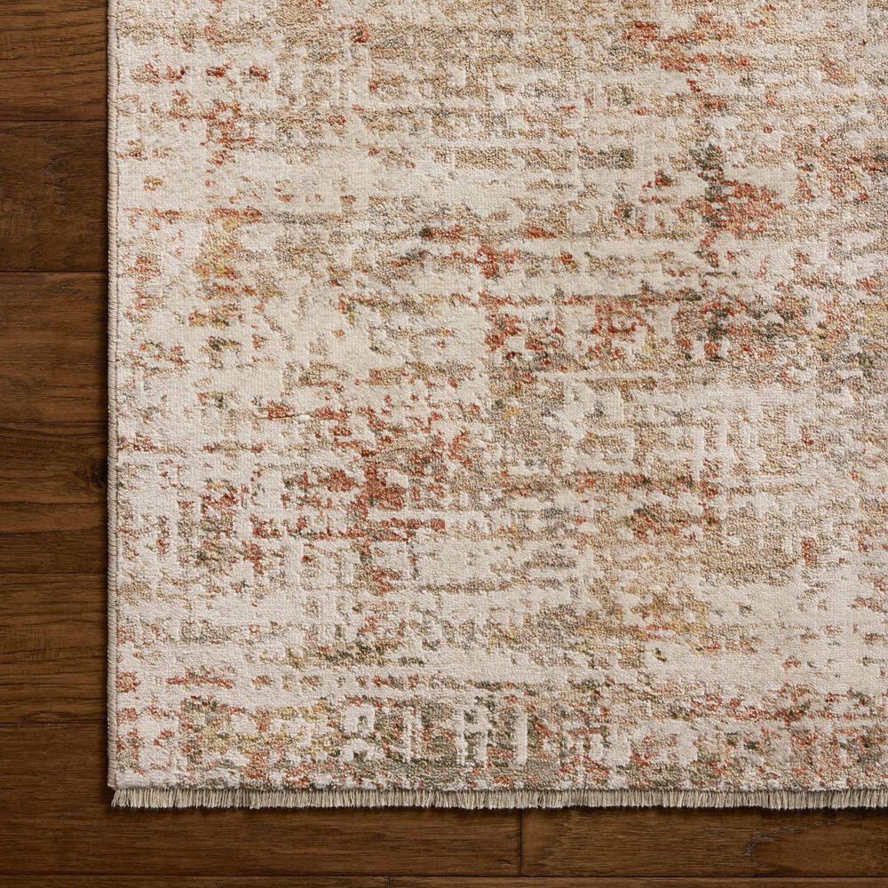 Loloi Nellie Natural and Sunset 2&#39; x 3&#39; Area Rug, , large