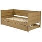 Coaster Calinda Twin Daybed with Trundle in Warm Natural Brown, , large