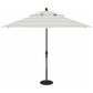 Garden Party Market 11" Octagon Auto Tilt Umbrella with Black Base in Direction Linen Stripe, , large