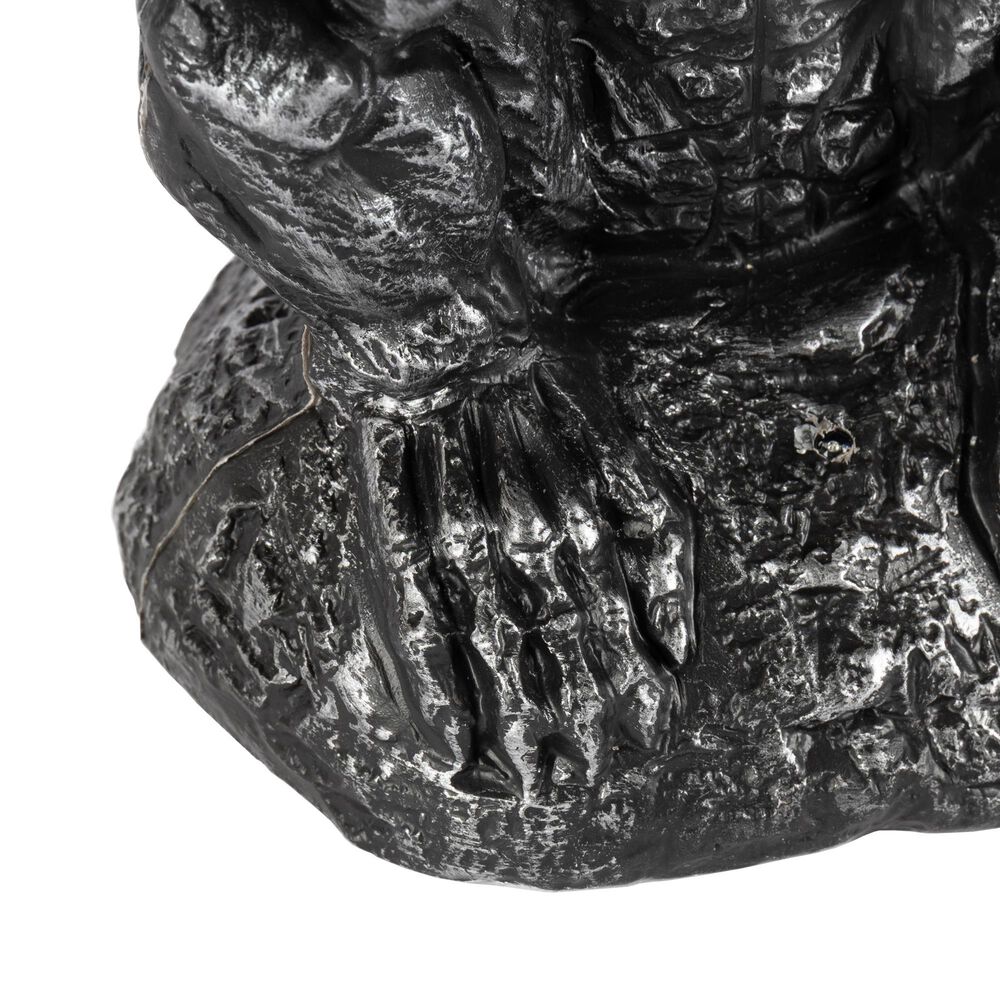 The Gerson Company 12.5&quot;H Battery-Operated Animated Halloween Gargoyle with Sound Sensor in Gray, , large