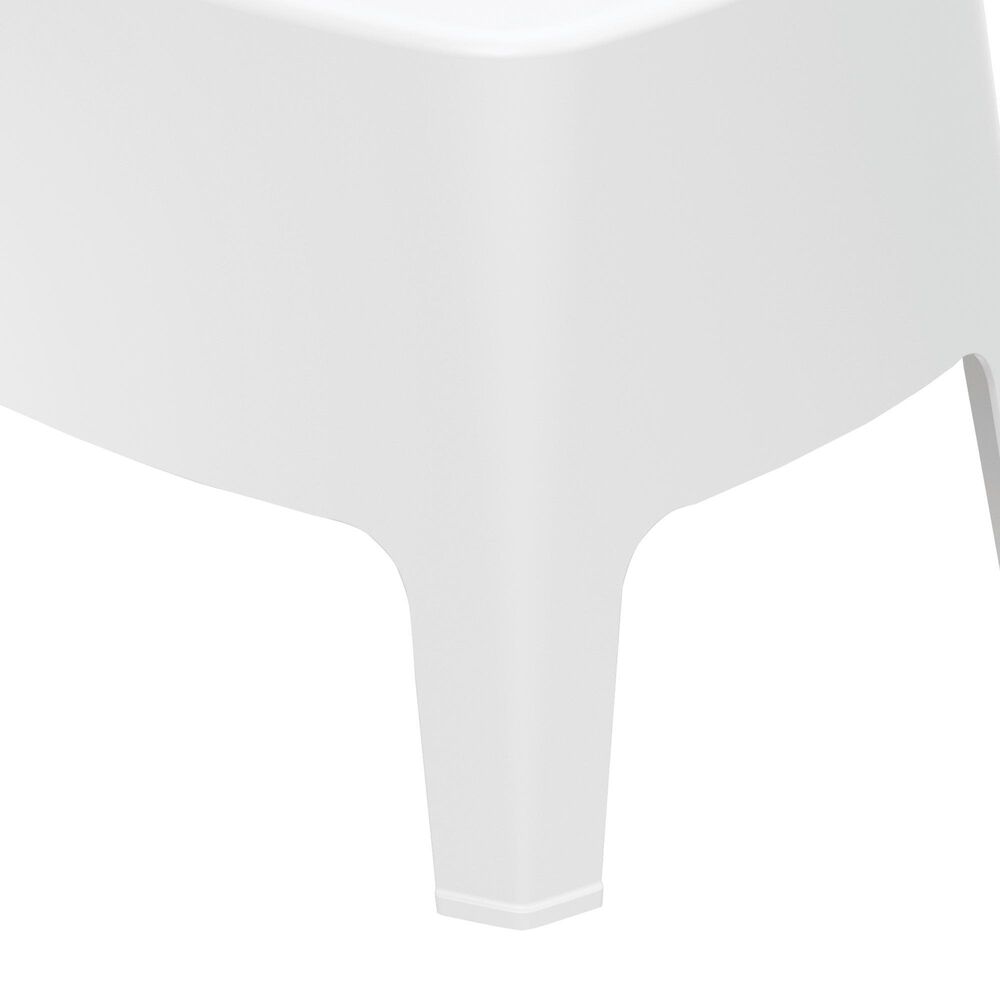 Zentro Living Milan 3-Piece Patio Chat Set In White, , large