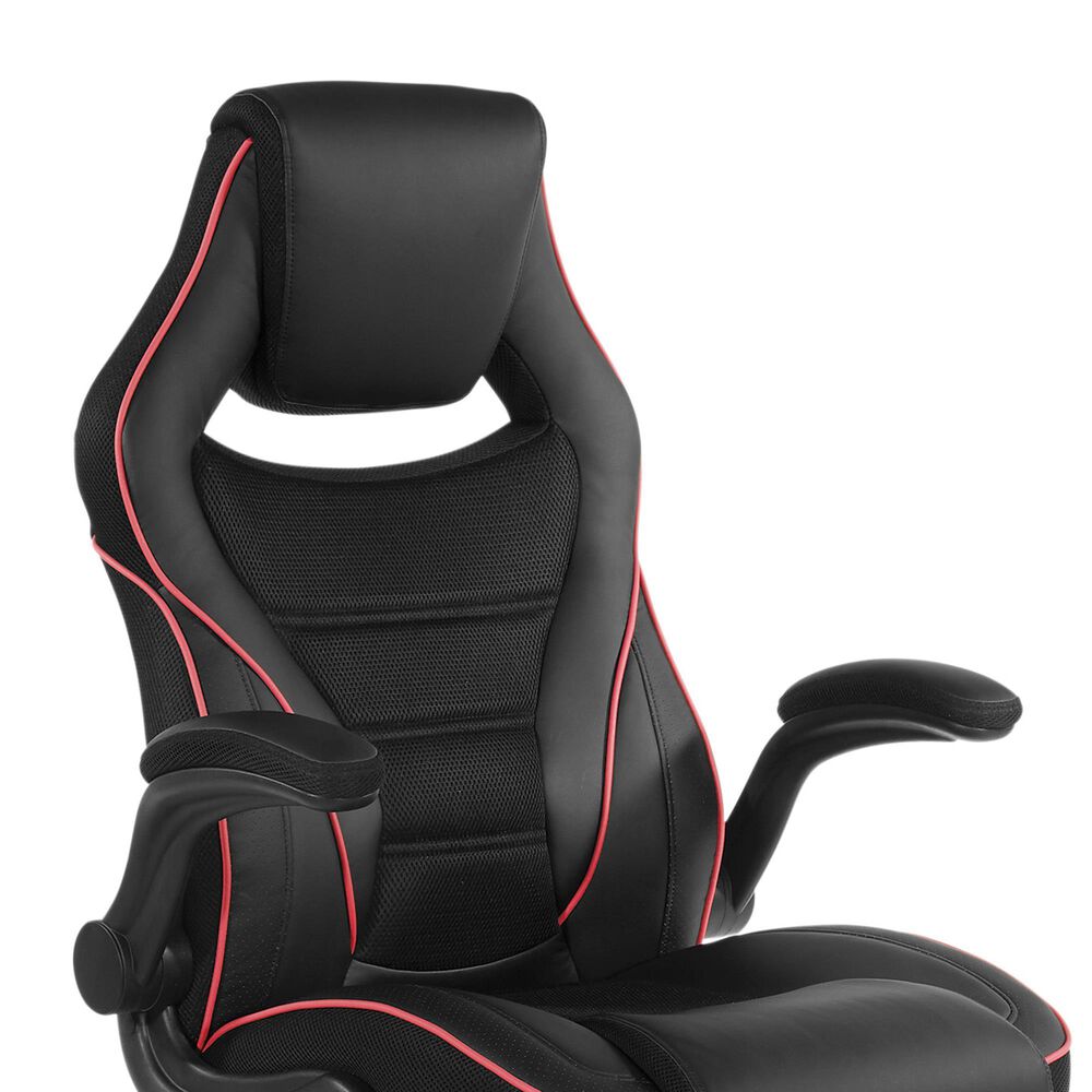 Valor Living Xeno Gaming Chair in Black and Red, , large