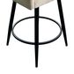 Hawthorne Furniture Barrel Upholstered Counter Stool in Champagne, , large