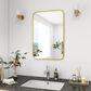 HOMLUX 20" x 28" Rectangular Wall Mirror in Gold, , large