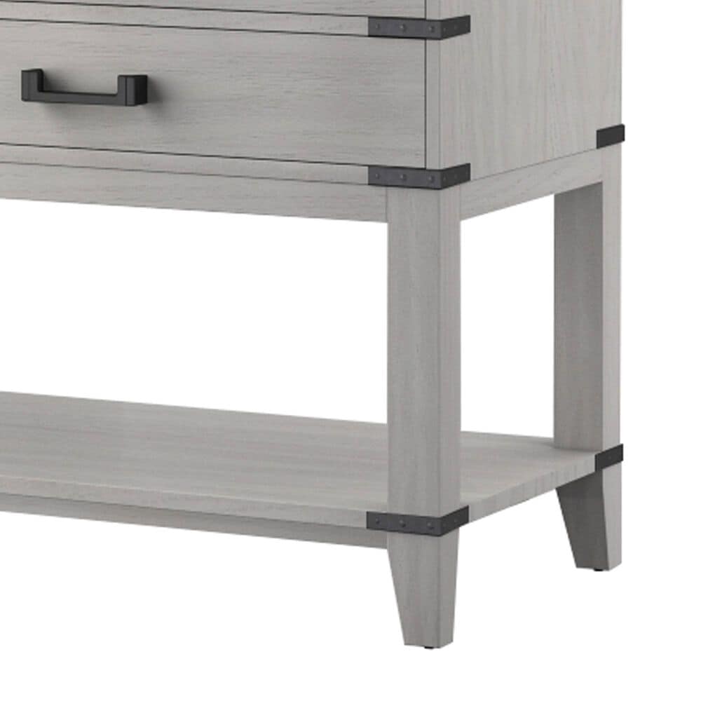 Lexora Home Norwalk 84&quot; Double Bathroom Vanity in White Oak with White Carrara Marble Top  and Rectangle Sink, , large