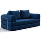 Furniture of America Ellis Stationary Modular Customizable Space-Saving Sofa in Blue, , large