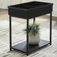 Ashley Gemmet Accent End Table with Speaker in Black, , large