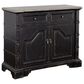 Linon Home Decor Karsyn 2-Drawer Cabinet in Rustic Black and Weathered Grey, , large