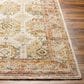 Surya Mona Lisa 10" x 14" Tan, Mustard, Brick Red, Sage, Olive, Dark Blue and Burgundy Area Rug, , large