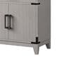 Lexora Home Laurel 80" Double Bathroom Vanity in White Oak with White Quartz Top and Rectangular Sinks, , large