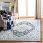 Safavieh Isabella 8" x 10" Navy and Creme Area Rug, , large