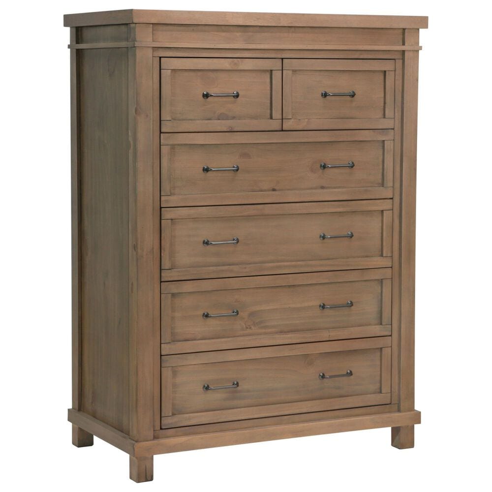 Baby Appleseed Rowan 6-Drawer Tall Chest in Sandwash, , large