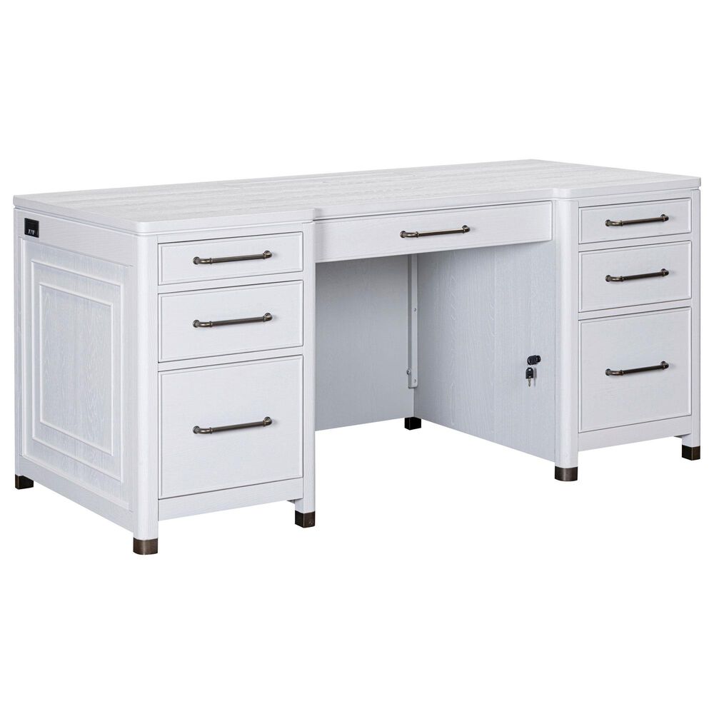 Riva Ridge Norah 68" Executive Desk in White, , large
